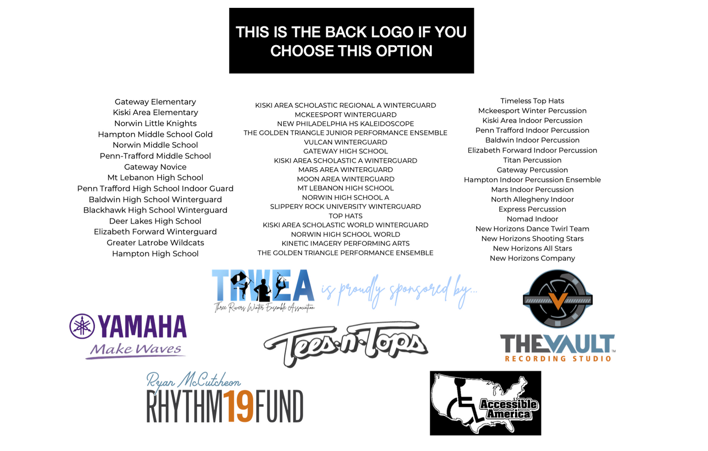 CHAMPION CREWNECK- Percussion