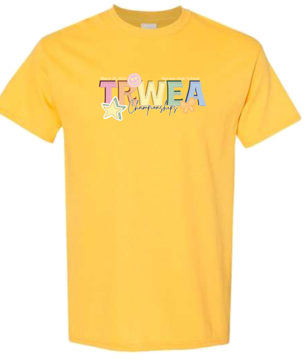 CHAMPION T-SHIRT- Star & Smilies Logo