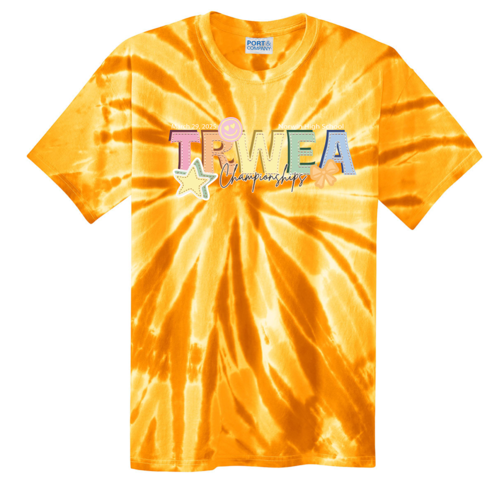 CHAMPION TIE DYE T-SHIRT- Stars & Smilies