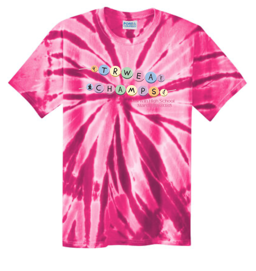 CHAMPION TIE DYE T-SHIRT- Bracelet Logo