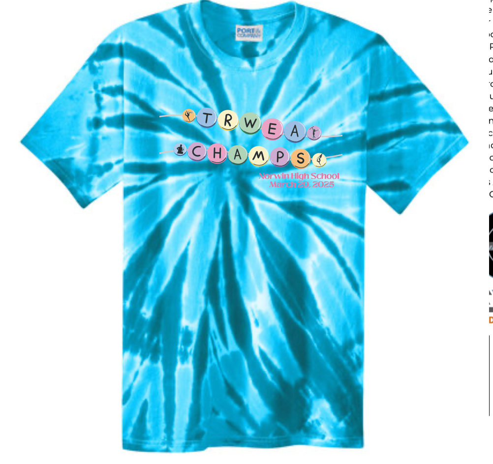 CHAMPION TIE DYE T-SHIRT- Bracelet Logo