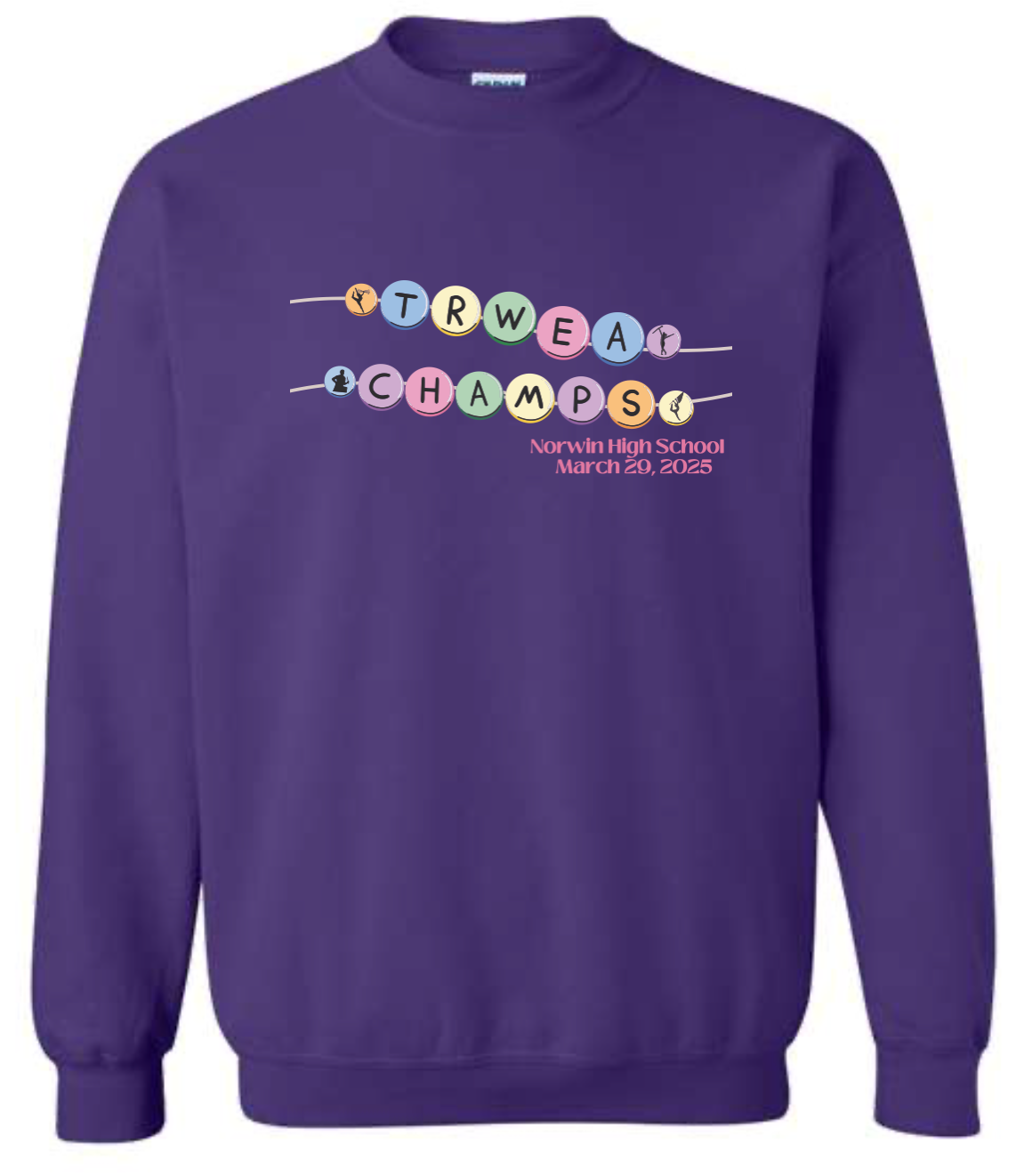 CHAMPION CREWNECK- Bracelet Logo