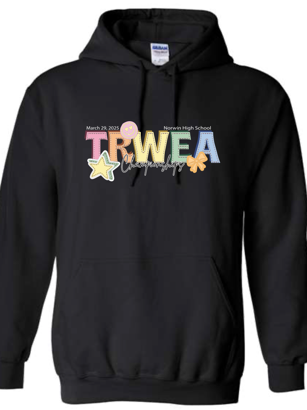 CHAMPION HOODIE-Smiles & Star Logo