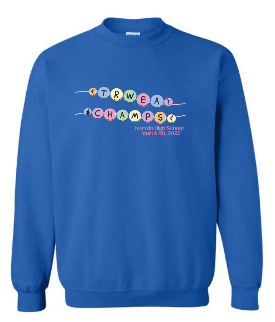 CHAMPION CREWNECK- Bracelet Logo